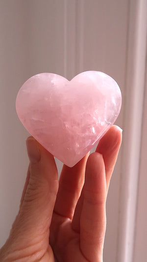 Rose Quartz Heart