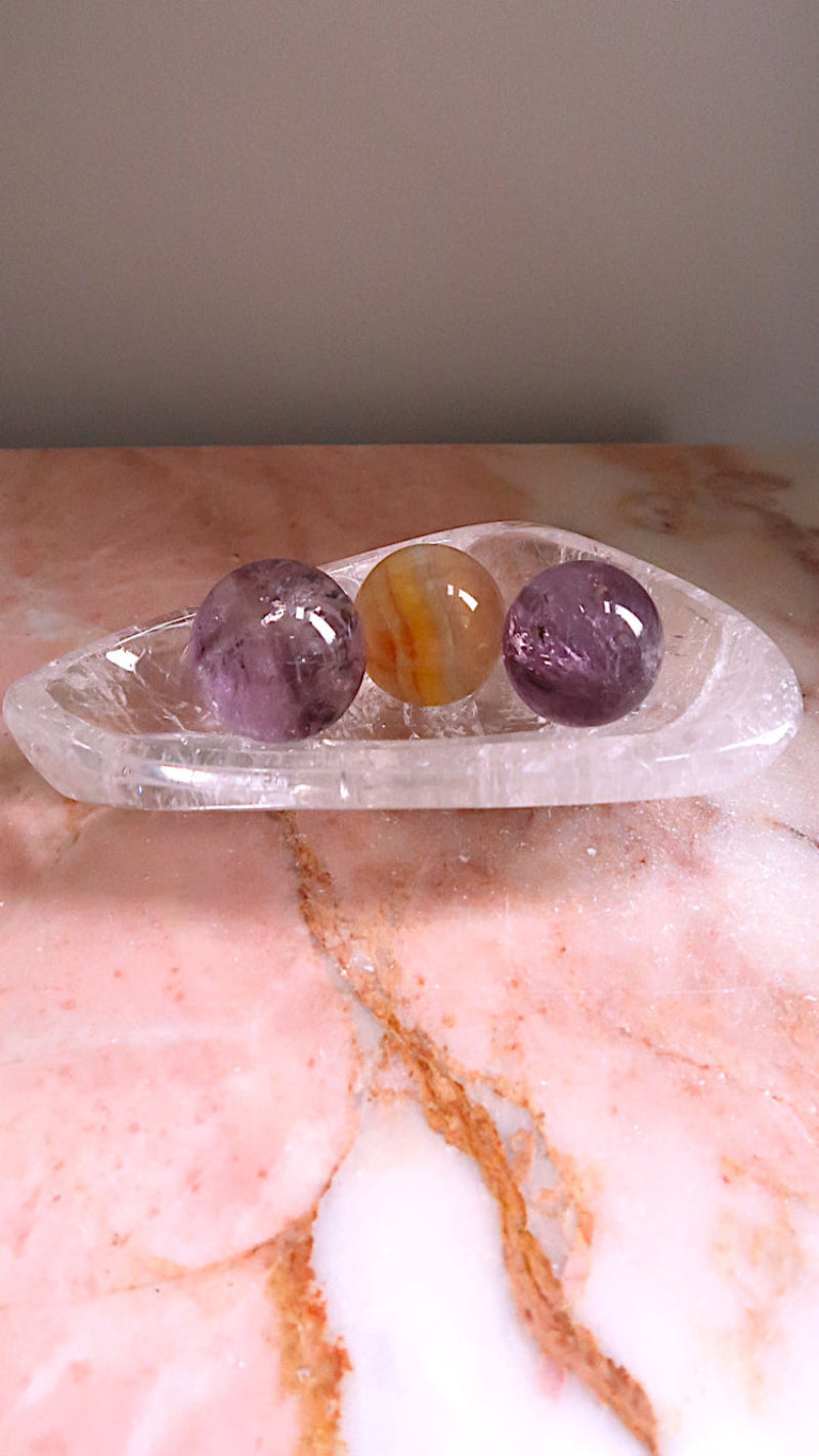 Large Clear Quartz Bowl