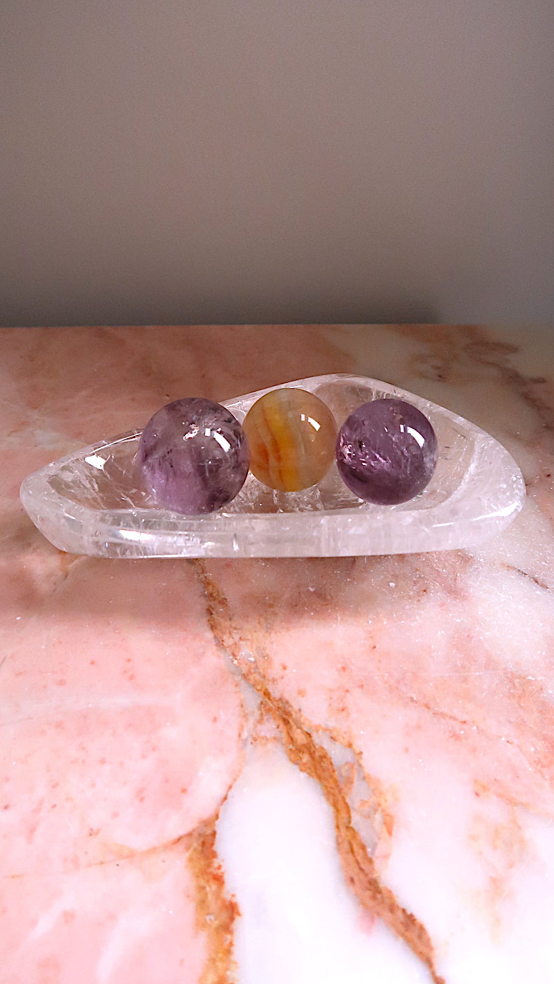 Large Clear Quartz Bowl