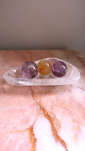 Large Clear Quartz Bowl