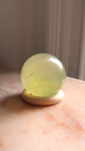 Lime Green Fluorite Sphere