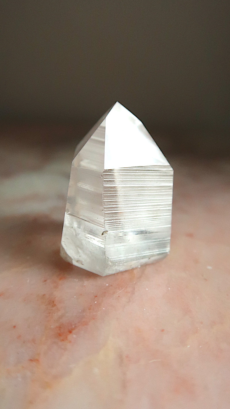 Clear Lemurian Quartz Point