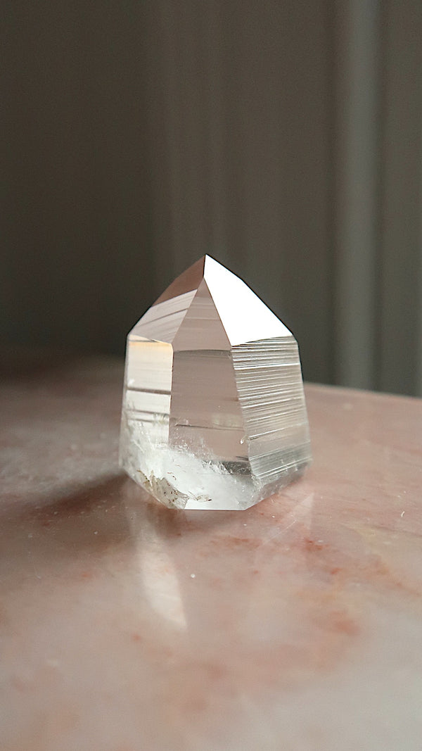 Clear Lemurian Quartz Point