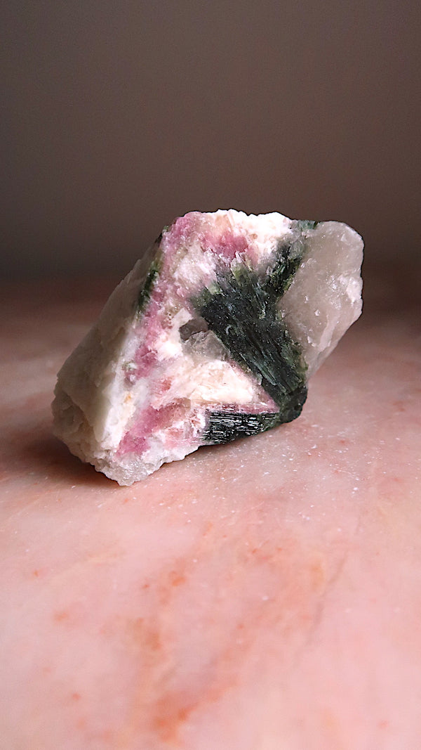 Black and Pink Tourmaline