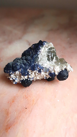 Special Blueberry Fluorite Cluster