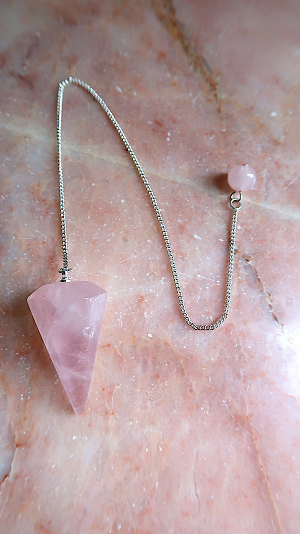 Rose Quartz Pendulum