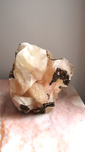 Special: XL Honey & Pink Calcite