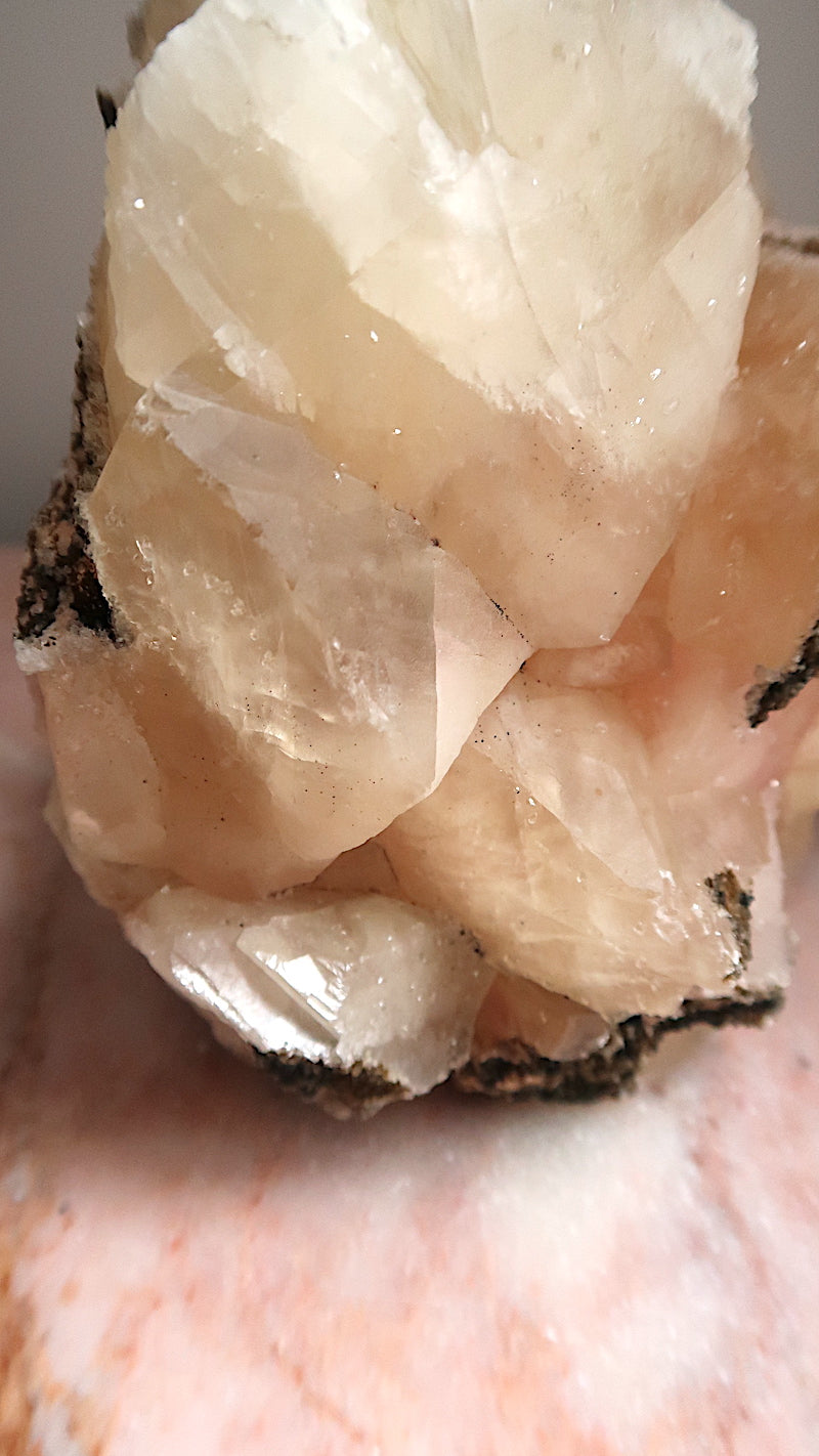 Special: XL Honey & Pink Calcite