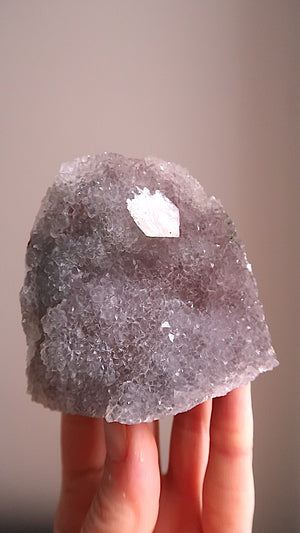 Lilac Quartz With Stilbite
