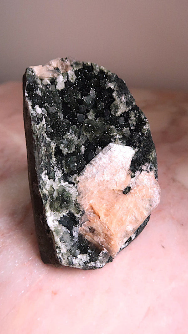 Special: Black Chalcedony & Stilbite