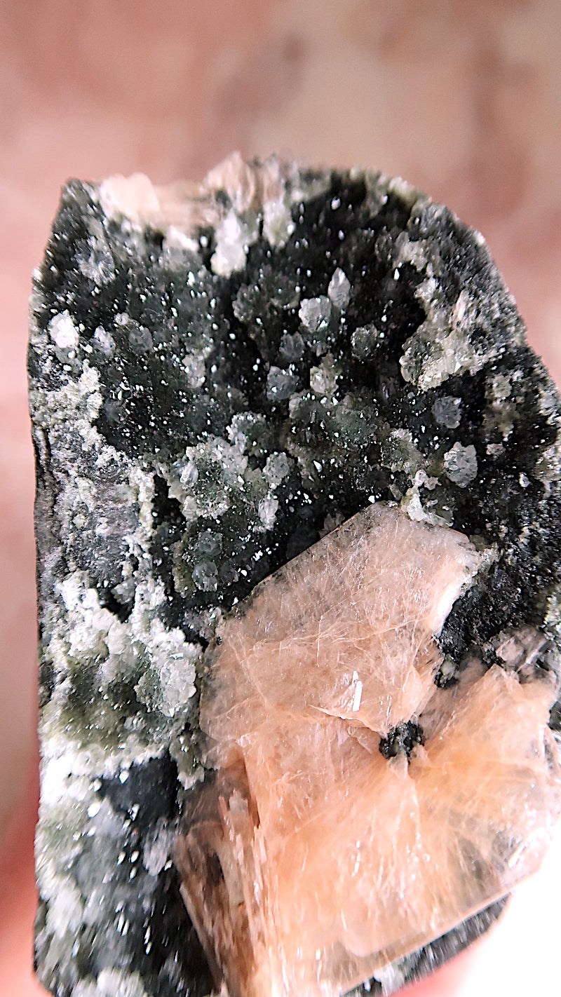 Special: Black Chalcedony & Stilbite