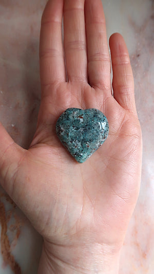 Amazonite Hearts