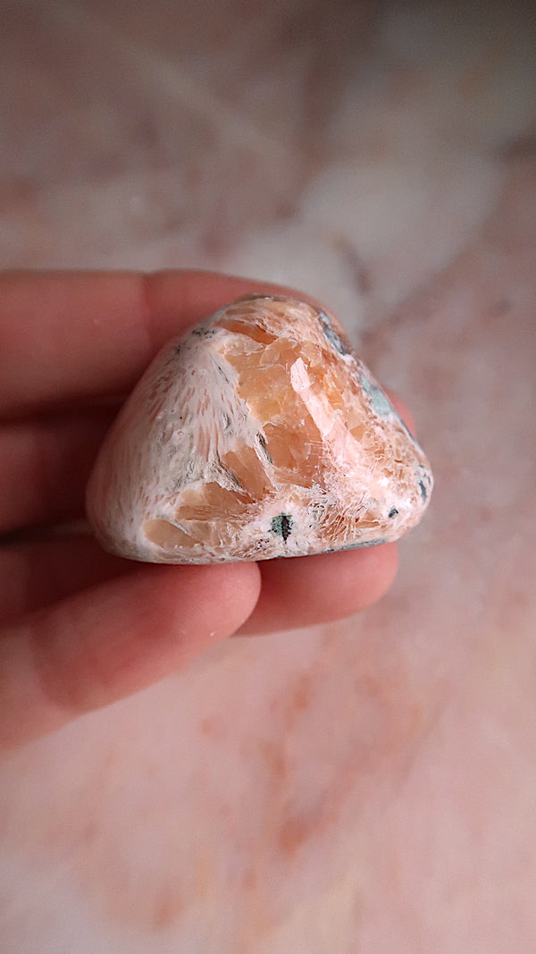 Scolecite Pocket Stone