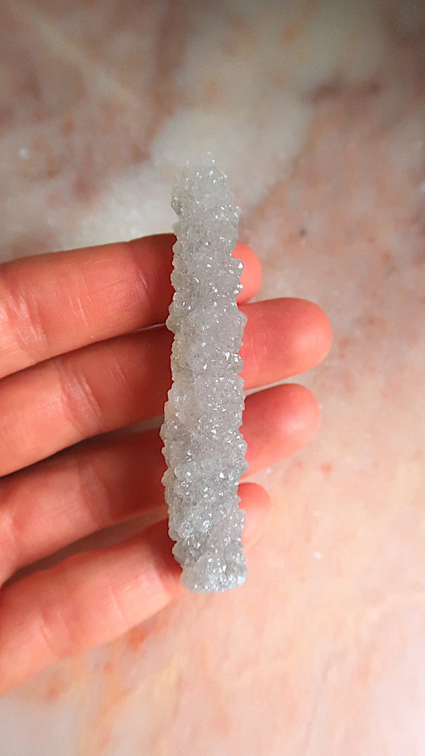 Apopohyllite & Chalcedony Stalagmite