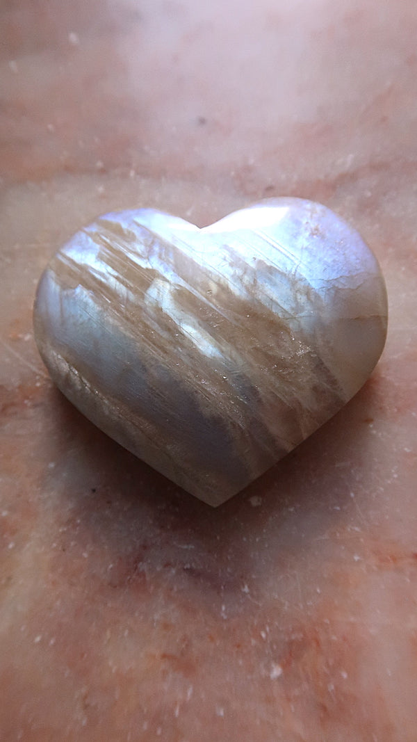 Rainbow Monstone Heart