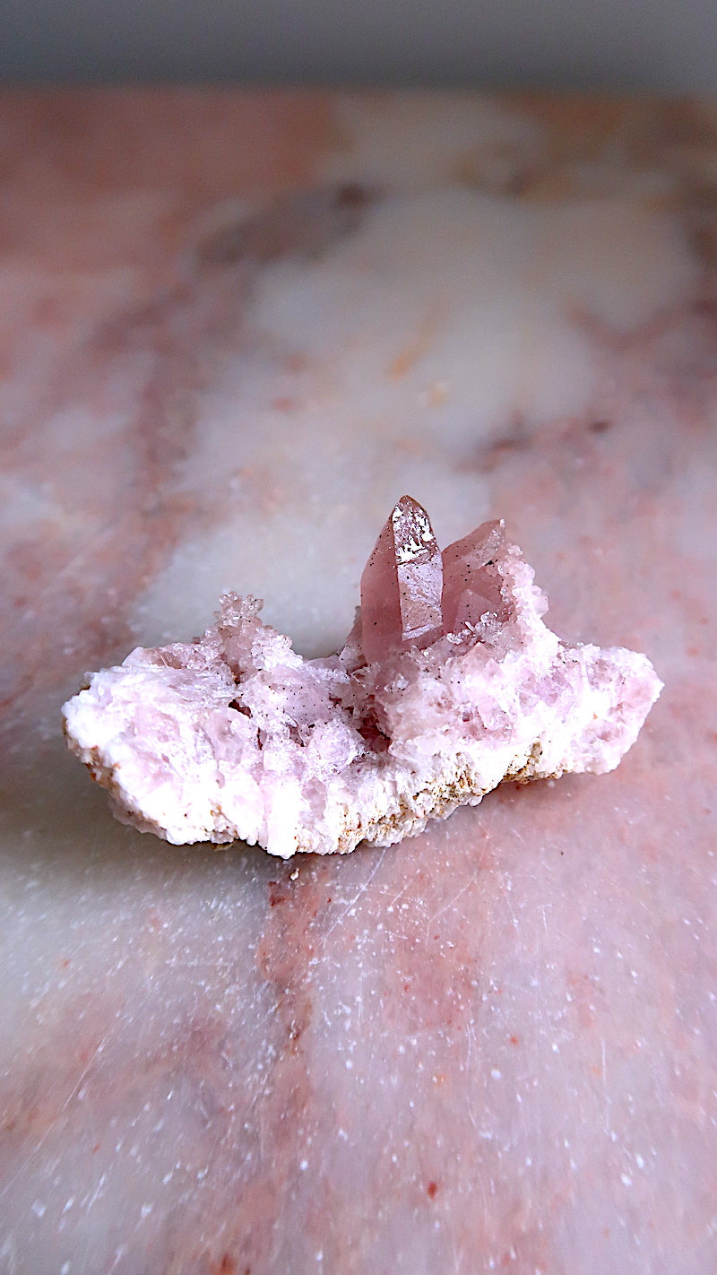 Small Pink Amethyst Cluster