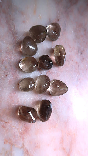 Light Smokey Quartz Tumbles