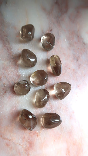 Light Smokey Quartz Tumbles