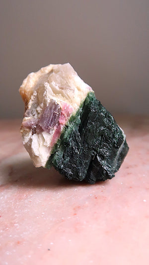 Pink & Black Tourmaline