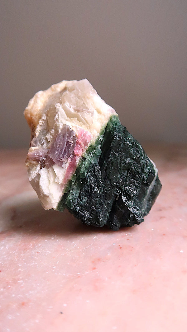 Pink & Black Tourmaline