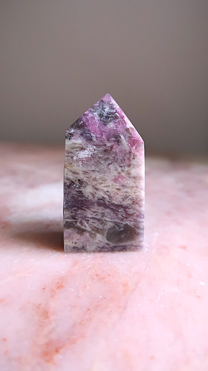 Pink Tourmaline Point