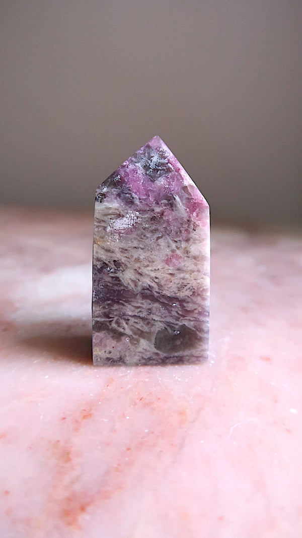 Pink Tourmaline Point