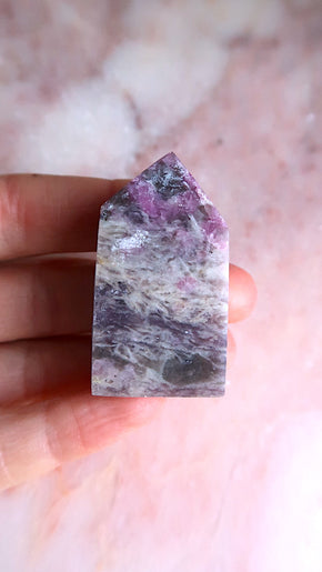Pink Tourmaline Point