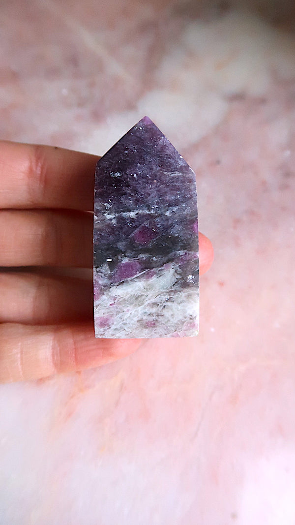 Pink Tourmaline Point