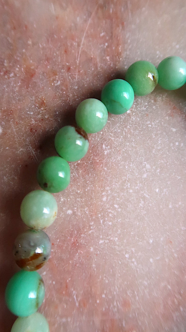 Chrysoprase Bracelet - compassion