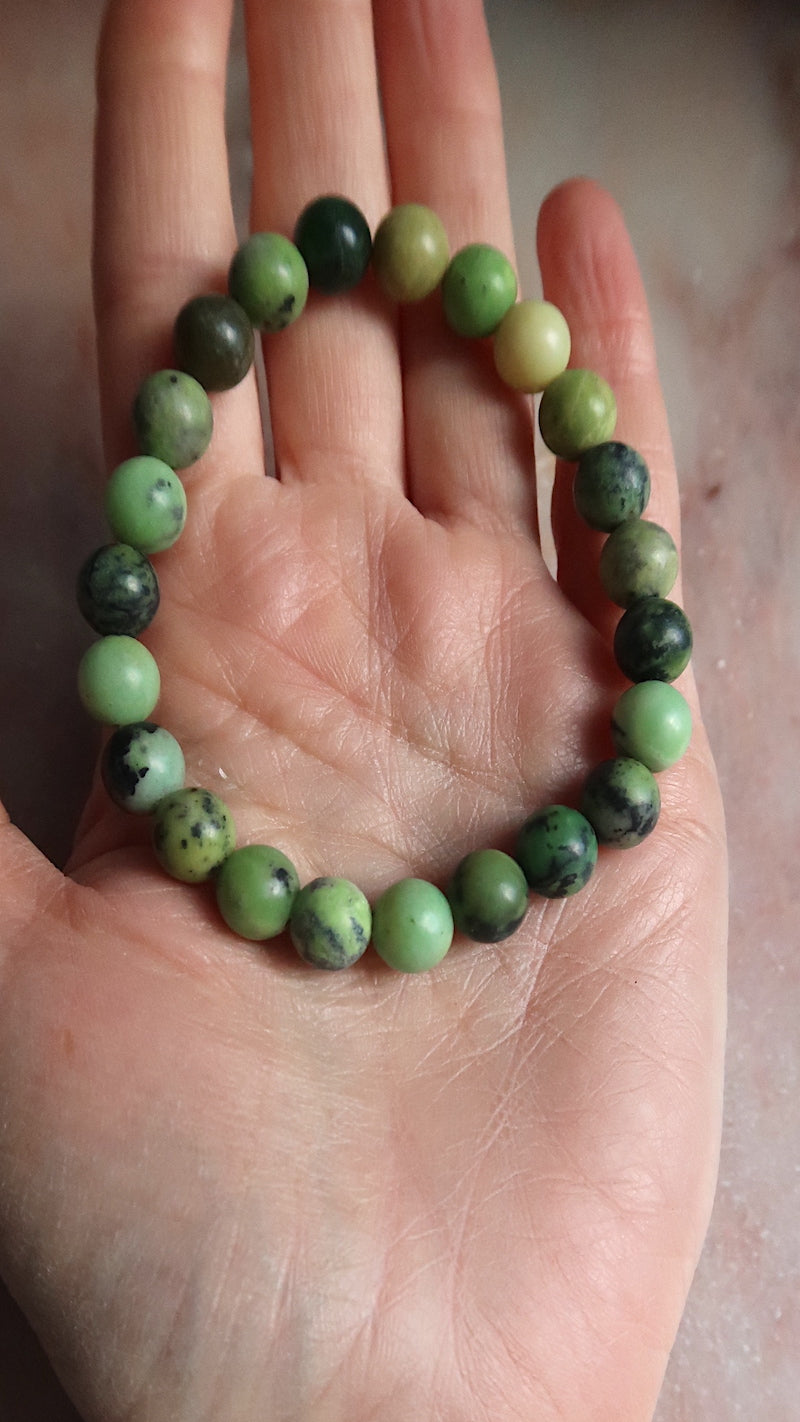 Green Opal Bracelet - calming