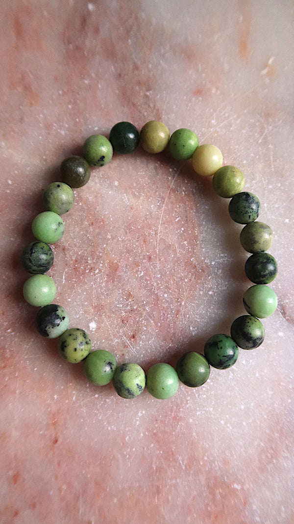 Green Opal Bracelet - calming