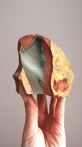 Large Raw Polychrome Jasper