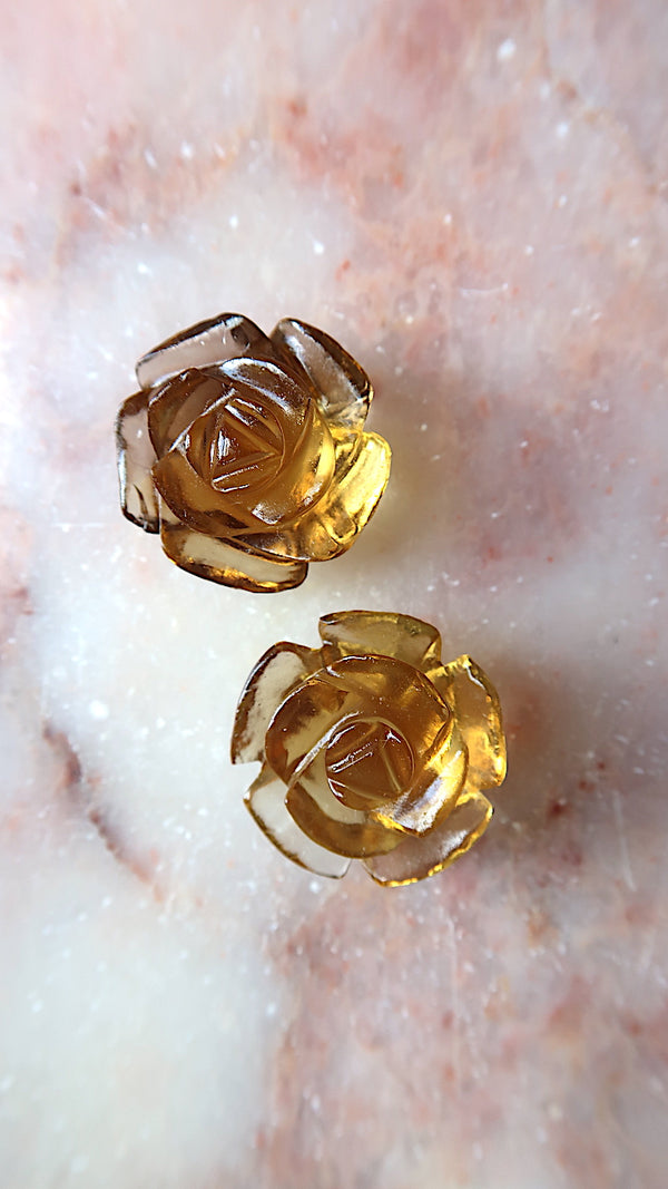 Small Citrine Rose