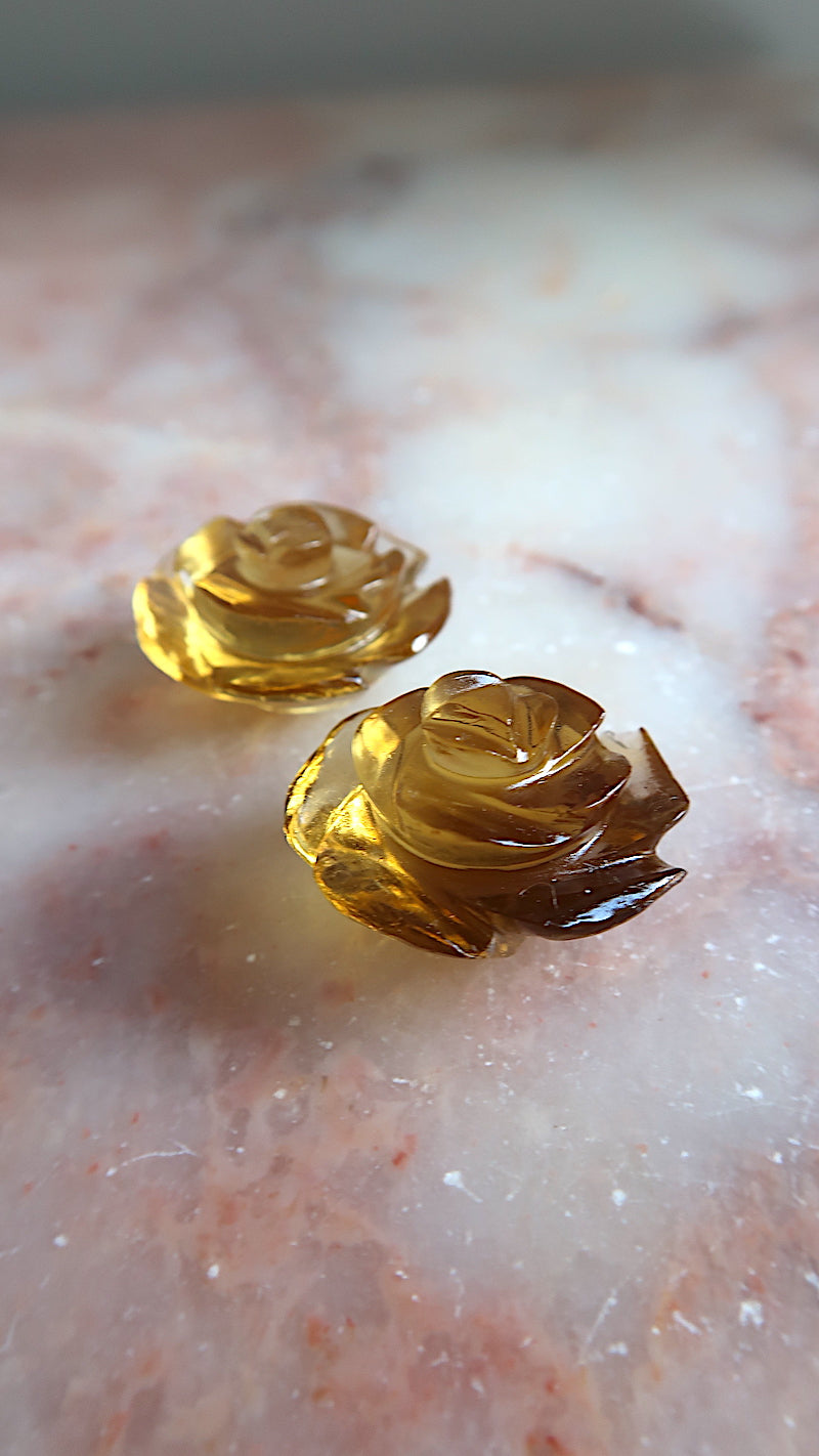 Small Citrine Rose