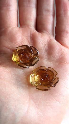 Small Citrine Rose