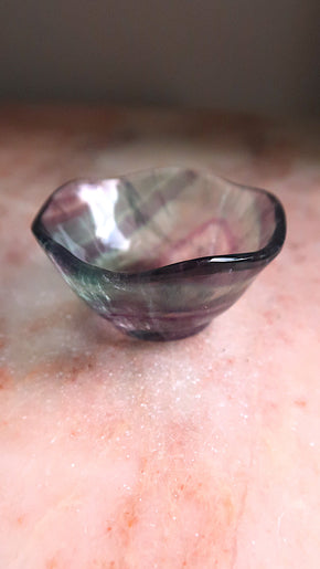 Fluorite Wavy Bowl