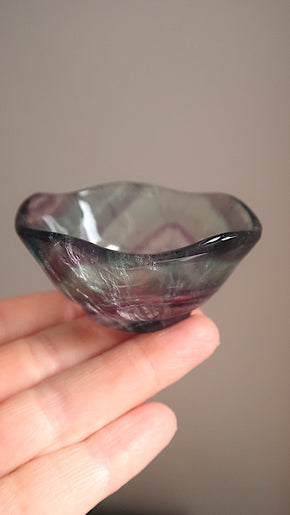 Fluorite Wavy Bowl