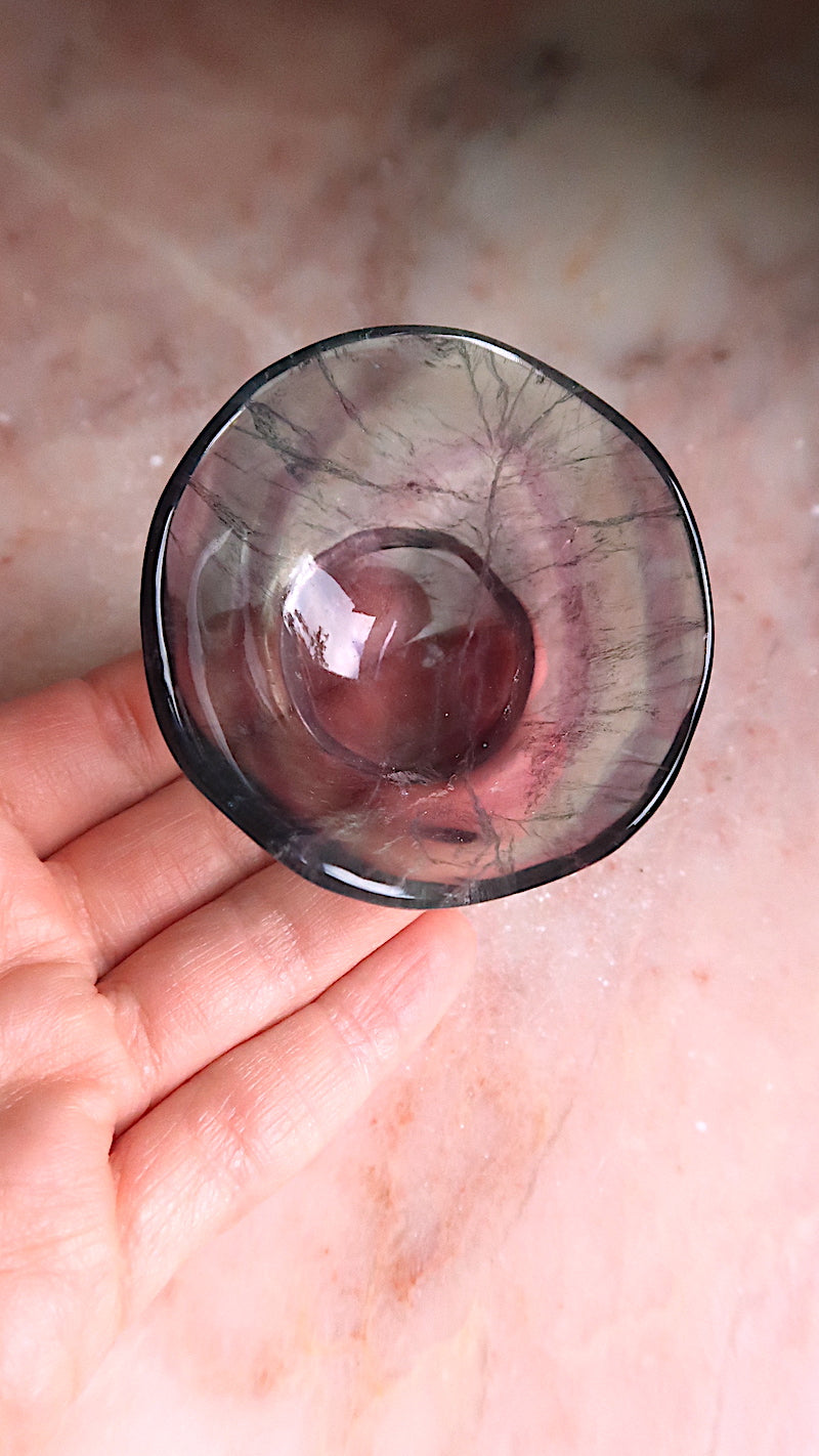 Fluorite Wavy Bowl