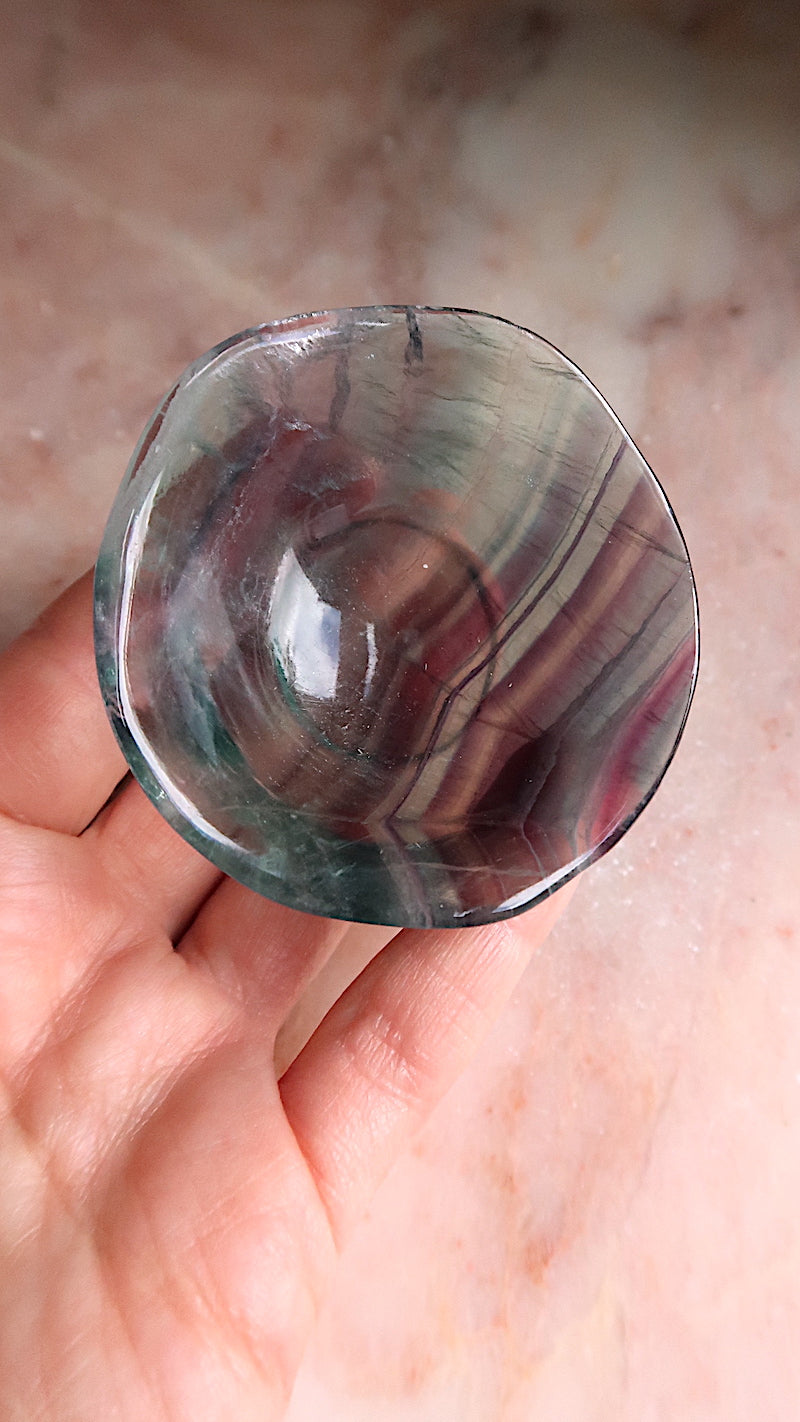 Fluorite Wavy Bowl