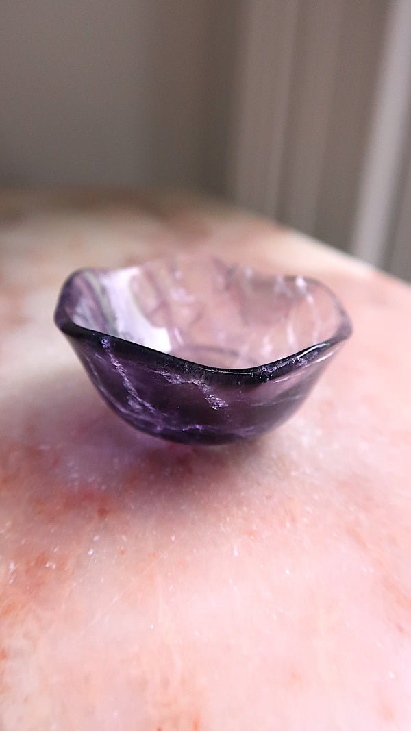 Fluorite Wavy Bowl