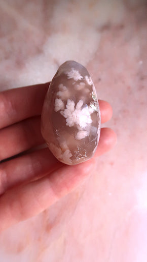 Pink Flower Agate
