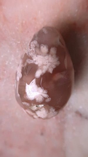 Pink Flower Agate