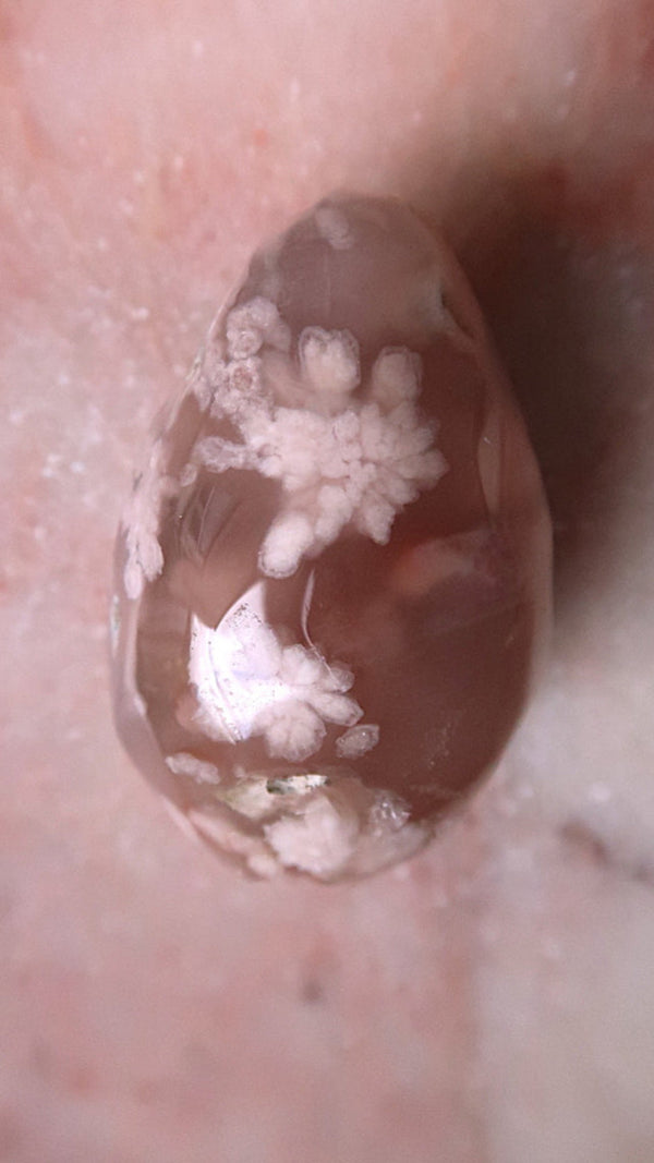 Pink Flower Agate