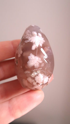 Pink Flower Agate