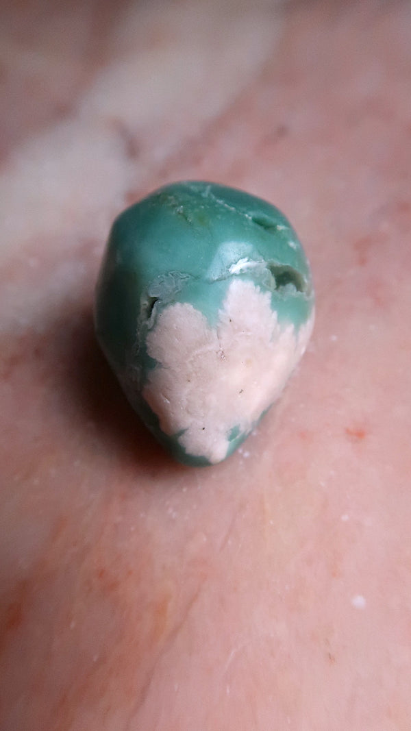 Aqua Flower Agate