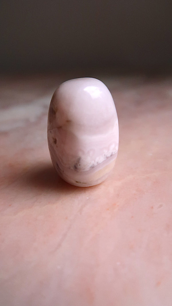 Pink Mangano Calcite Pocket Stone