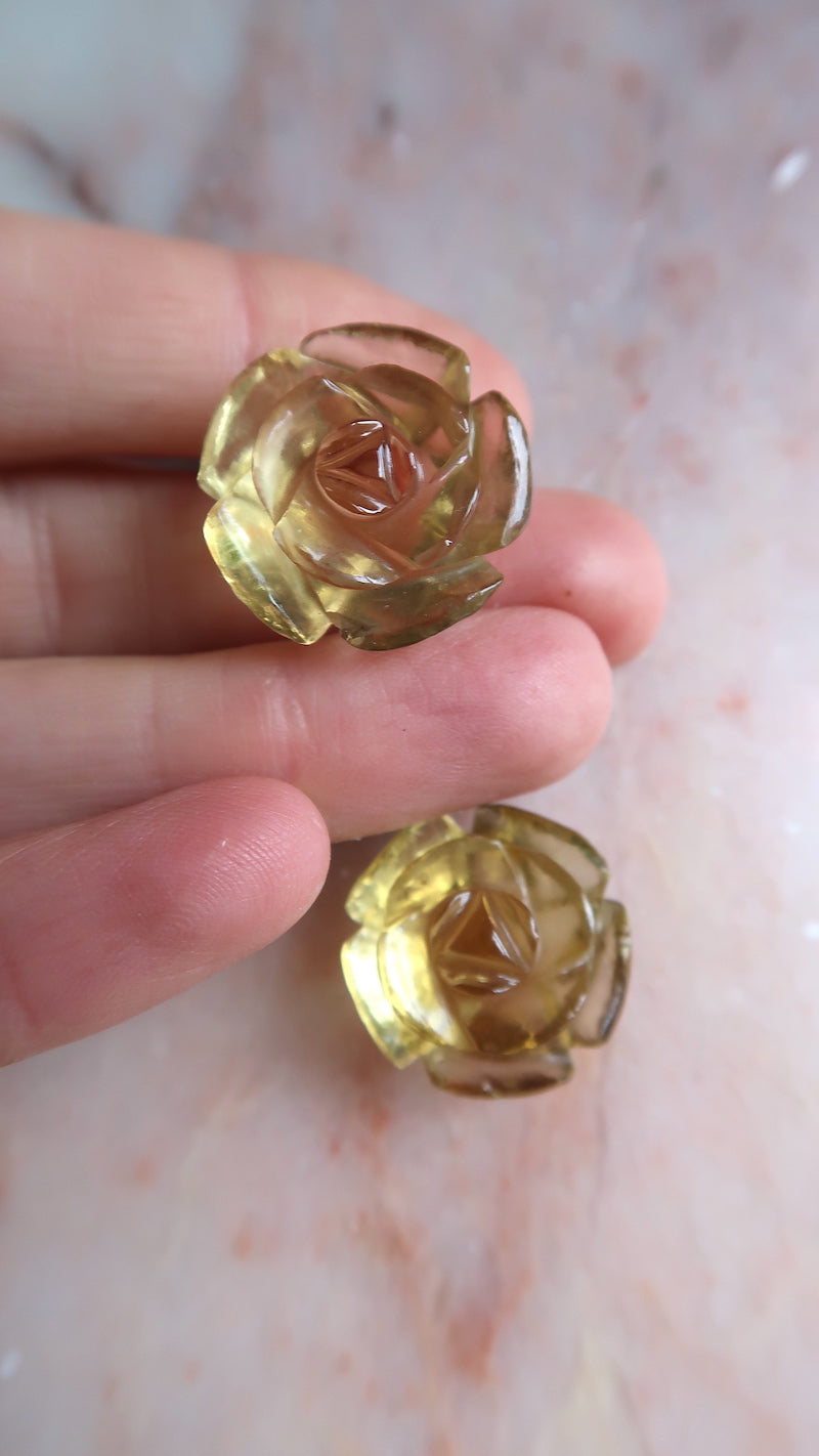 Small Citrine Roses