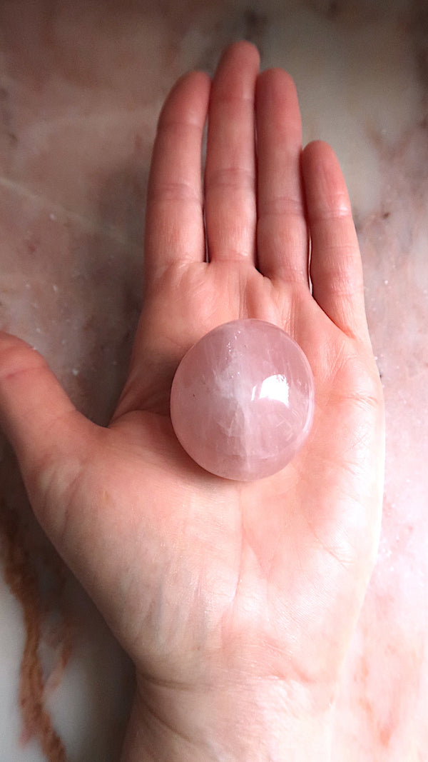 Chunky Rose Quartz Pocket Stone