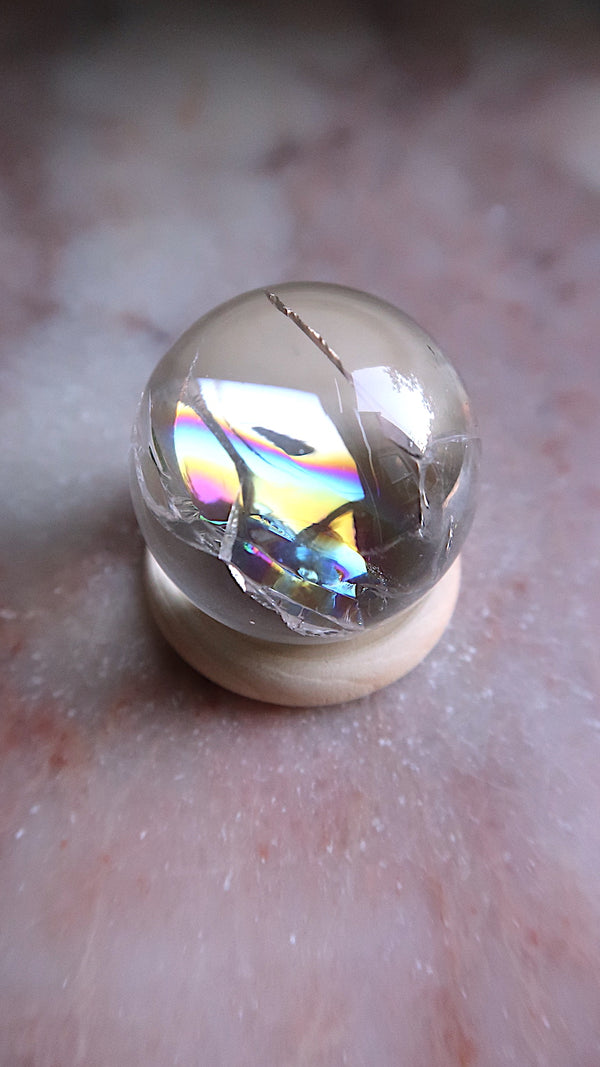 Clear Quartz With Rainbows