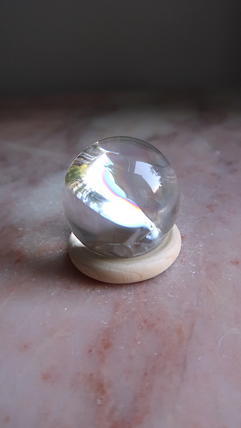 Clear Quartz With Rainbows